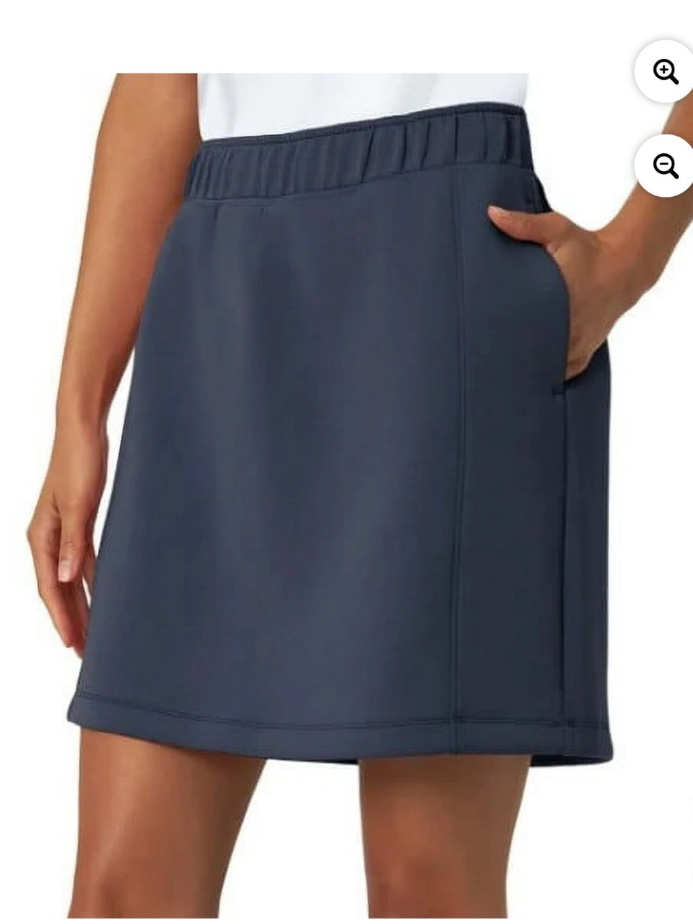 NWT Mondetta High Rise Walking Skort Navy XL Athleisure Activewear